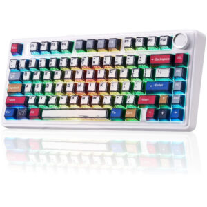 Aula F75 MAX Tri-Mode Wireless Gaming Keyboard, TFT Screen, Knob, Hot Swappable, (Open Box / Tested) - Best Price in India