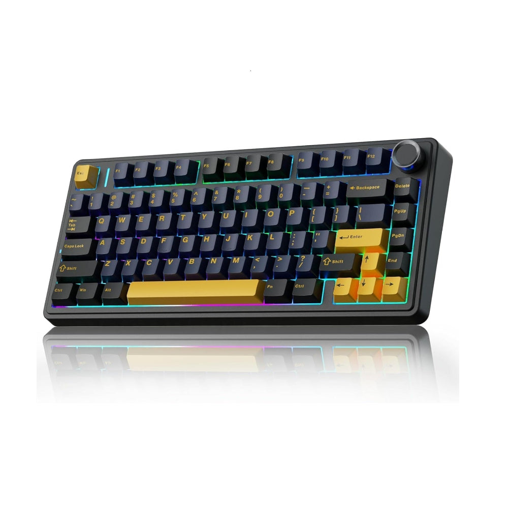 AULA F75 75% Wireless Mechanical Keyboard | Hot Swappable | Pre-lubed Linear (Open Box / Tested) - Best Price in India