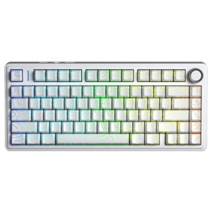 AULA F75 75% Side Engraved Tri Mode TKL 80 Keys Wireless Mechanical Gaming Keyboard (Open Box / Tested) - Best Price in India