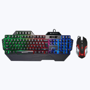 ZEBRONICS Optimus Gaming Keyboard & Mouse Combo, Braided Cable, Gold Plated USB, (Open Box / Tested) - Best Price in India