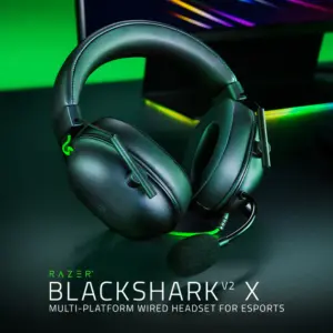 Razer BlackShark V2 XWired Gaming Headset with Mic, 7.1 Surround Sound, 50mm (Open Box / Tested) - Best Price in India